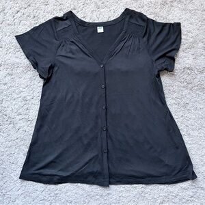 Elegant Black Women's Top